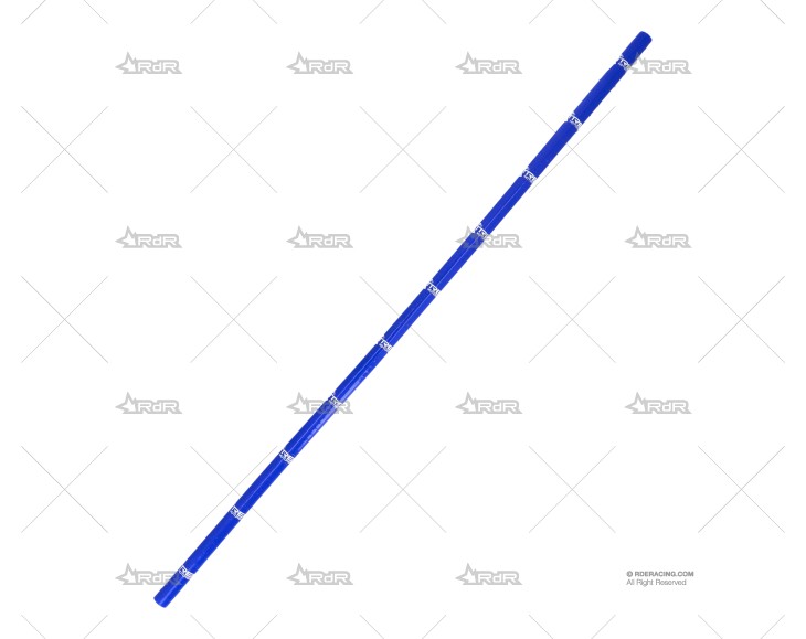TUBO SILICONA RECTO 13mm 1m AZUL XTREM