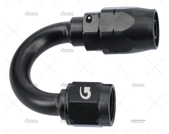 RACORD HEMBRA 180║ ALU. DASH 6 NEGRO GOODRIDGE