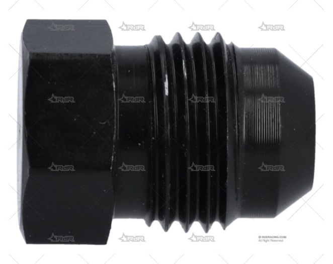 TAPON MACHO CONV. 9/16x18 ALU. NEGRO GOODRIDGE