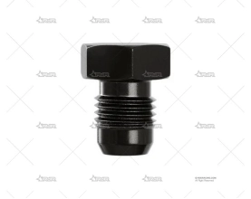 TAPON MACHO CONV. 9/16x18 ALU. NEGRO GOODRIDGE