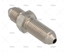 RACORD PASAMUROS M/M LARGO 3/8X24 INOX QSP