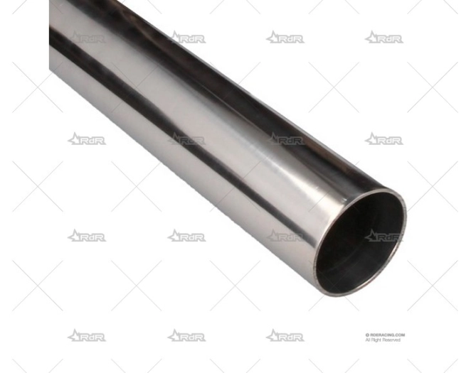 TUBO ALUMINIO RECTO 500mm 89mm PLATA QSP