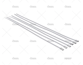 PACK 6 BRIDAS INOX CINTA TERMICA 300mm XTREM