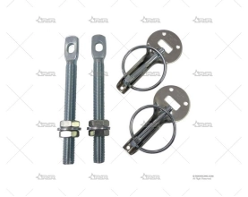 CIERRE CAPO DAKAR INOX      X2 GRAYSTON