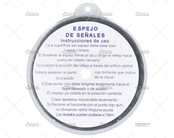 ESPEJO DE SEÑALES HELIOGRAFO 85mm DIA