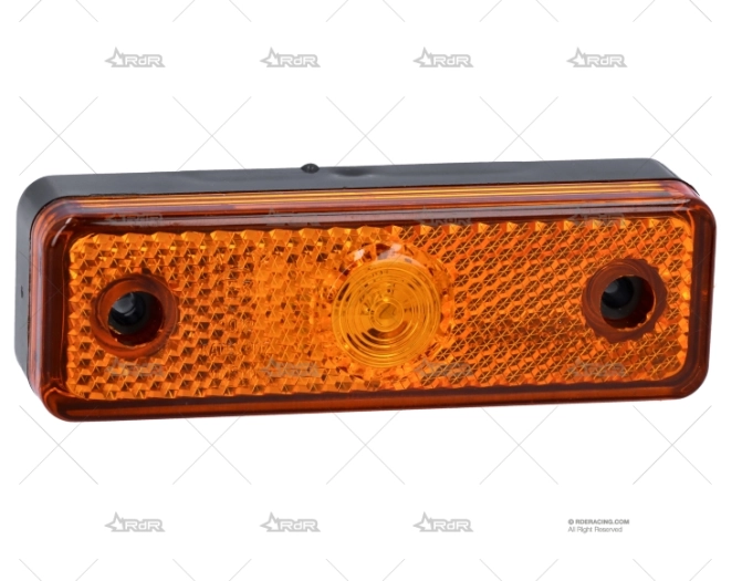 LUZ FARO LATERAL NARANJA LED 96x30x26  1