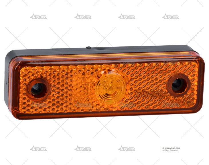 LUZ FARO LATERAL NARANJA LED 96x30x26  1