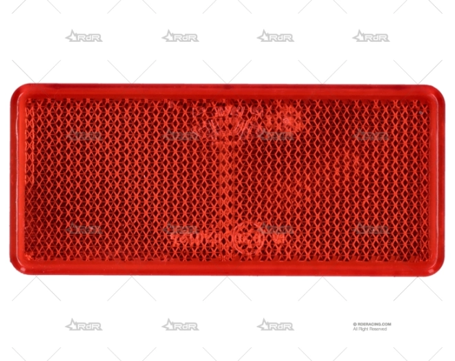 CATADIOPTICO 90X40mm ROJO