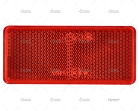 CATADIOPTICO 90X40mm ROJO