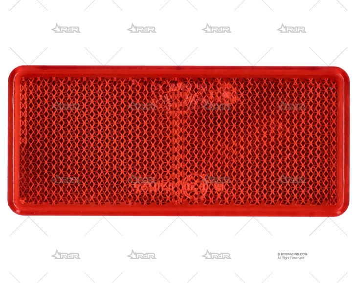 CATADIOPTICO 90X40mm ROJO