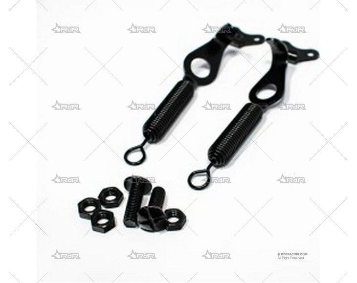 CIERRE CAPO MUELLE  NEGRO    X2 GRAYSTON