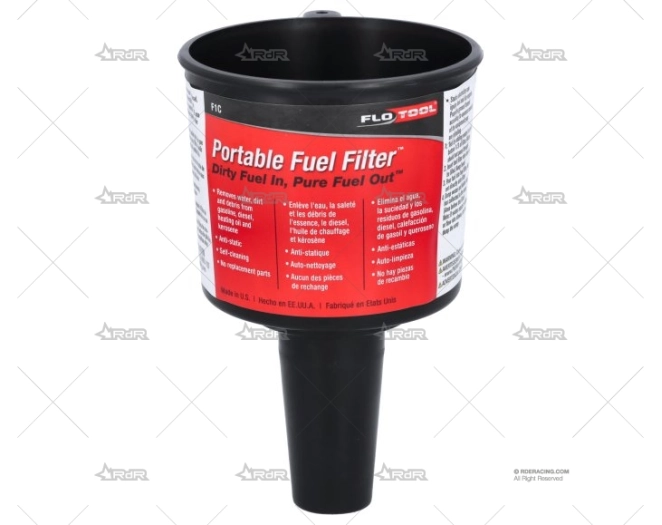 EMBUDO FILTRO 10L GASOLINA/DIESEL/ACEITE