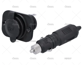CONECTOR MARINCO MECHERO 12V CON LED