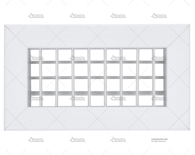 REJILLA AIRE PVC 180x 80MM BLANCA
