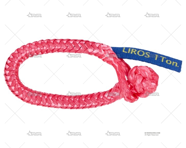 GRILLETE TEXTIL 06mm ROJO C. MAX. 0,5t