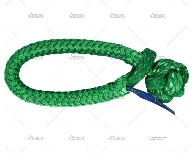 GRILLETE TEXTIL 19mm VERDE C. MAX. 4t