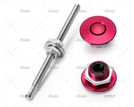 CIERRE PUSHCLIP BOTÓN ( ROJO )  x2 BRAND R