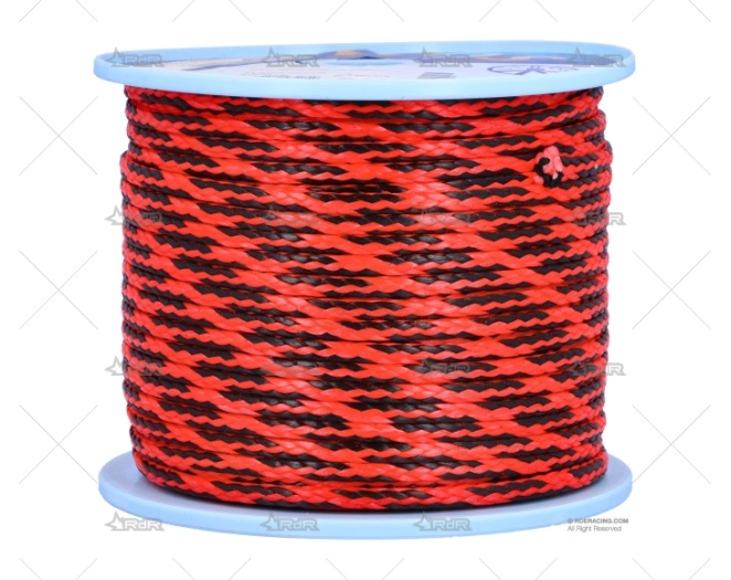 CABO D-PRO VISION ROJO-NEGRO 5mm 100m