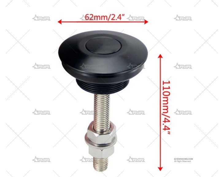 CIERRE PUSHCLIP BOTÓN GRANDE 62.5mm BRAND R