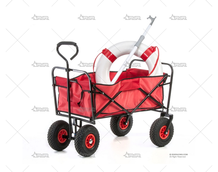 CARRITO PLEGABLE ROJO