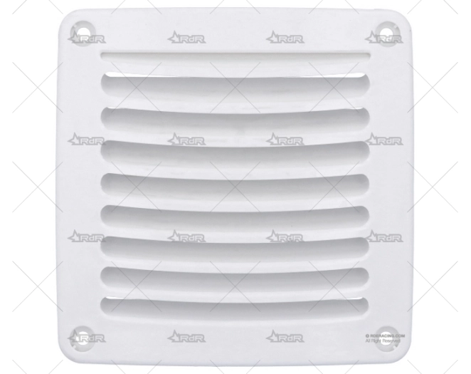 REJILLA ABS BLANCO 118X118mm