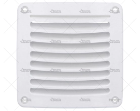 REJILLA ABS BLANCO 118X118mm