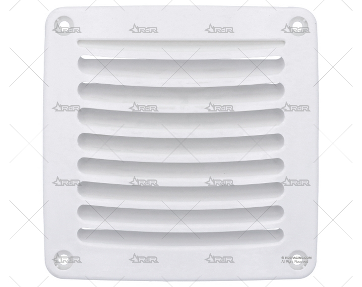 REJILLA ABS BLANCO 118X118mm