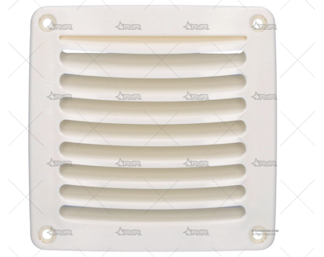 REJILLA ABS CREMA 118X118mm