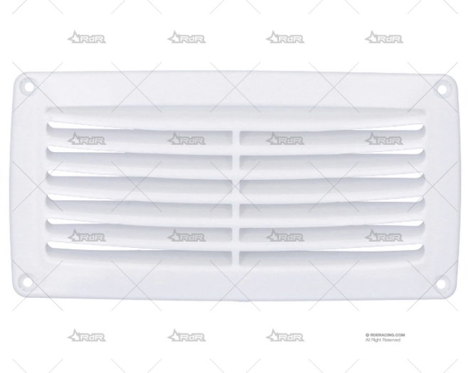 REJILLA ABS BLANCO 206X106mm