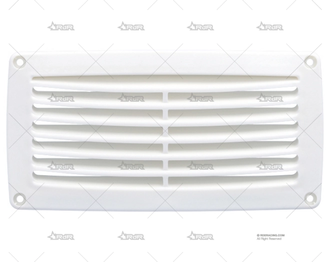 REJILLA ABS CREMA 206X106mm