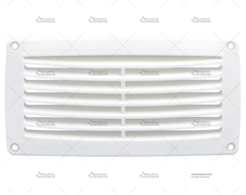 REJILLA ABS CREMA 206X106mm