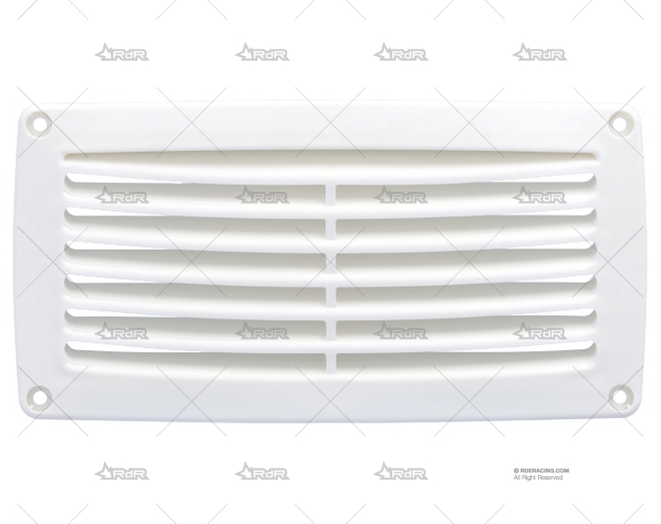 REJILLA ABS CREMA 206X106mm