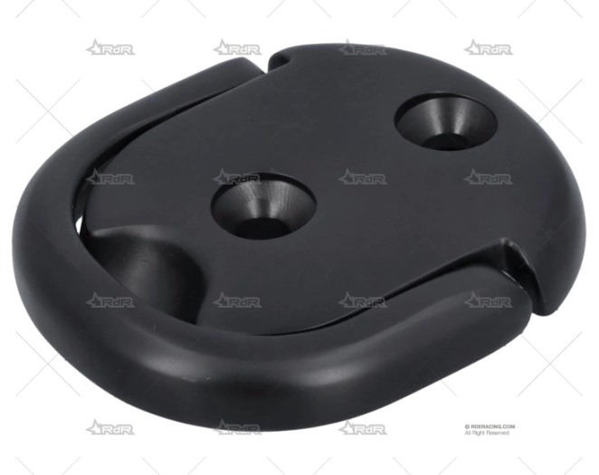 PLATINA C/ANILLA SIMPLE NEGRO INOX 316