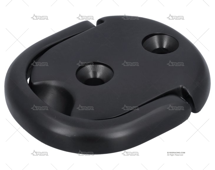 PLATINA C/ANILLA SIMPLE NEGRO INOX 316