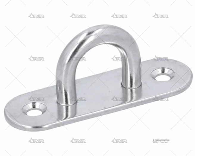 PLATINA INOX SS 304 80x26mm
