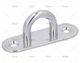 PLATINA INOX SS 304 80x26mm