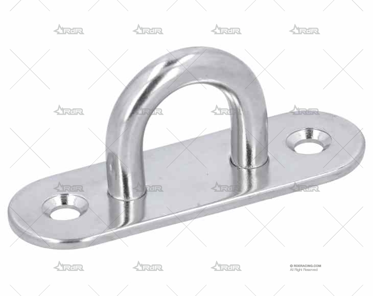 PLATINA INOX SS 304 80x26mm