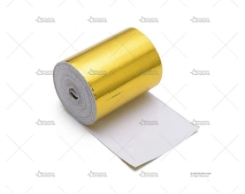 CINTA AISLANTE TERM. 150º 2"x10m DORADA BRAND R