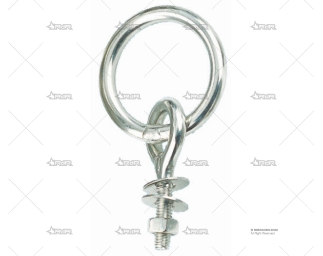 ANILLA C/TORNILLO INOX SS 316 6mm