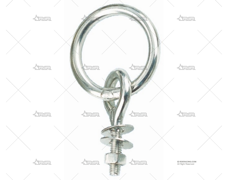 ANILLA C/TORNILLO INOX SS 316 6mm