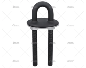 CANCAMO HD NEGRO LARGO 16mm INOX 316