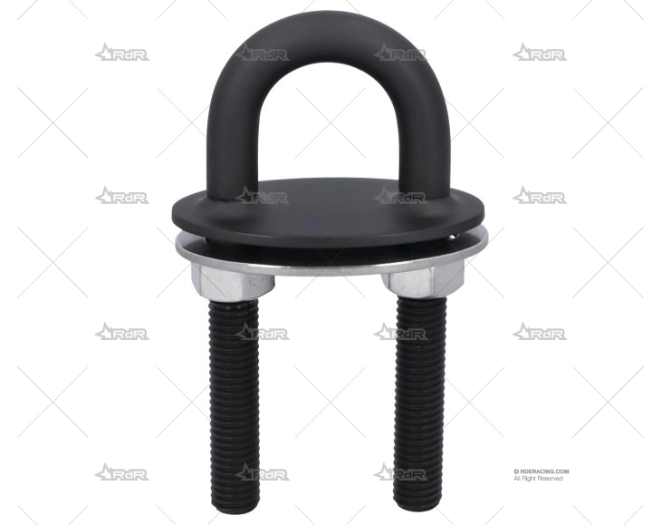 CANCAMO HD NEGRO 12.7mm INOX 316