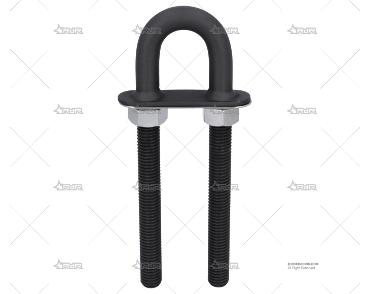 CANCAMO DELUXE NEGRO LARGO 16mm INOX 316