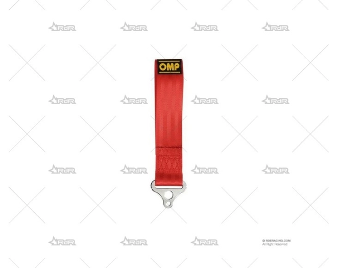 CORREA REMOLQUE OMP 5X135 M15 ROJA (FIA)
