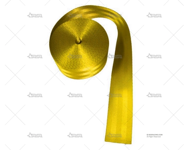 CINTA CINTURON RRS LOGO 10m AMARILLO RRS