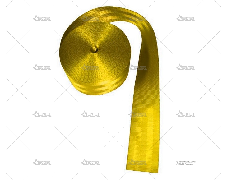 CINTA CINTURON RRS LOGO 10m AMARILLO RRS