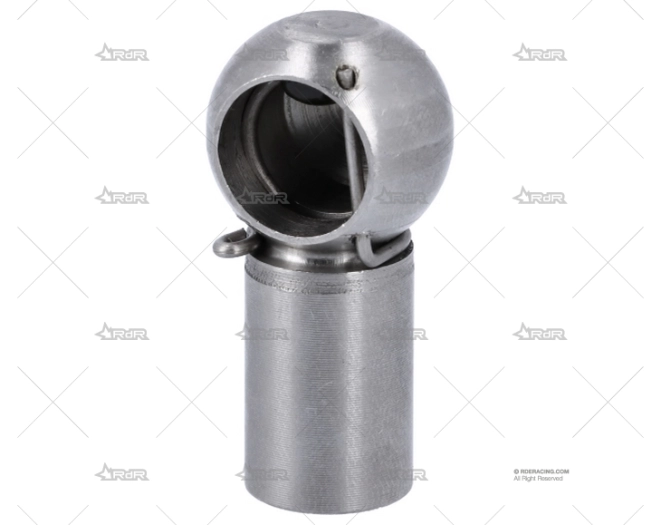 SOPORTE INOX PARA BOLA 13mm ROSCA 10mm