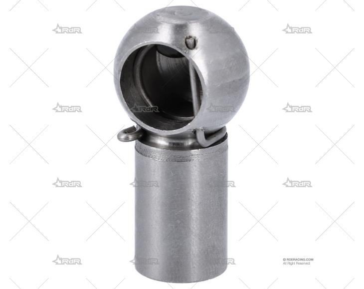SOPORTE INOX PARA BOLA 13mm ROSCA 10mm