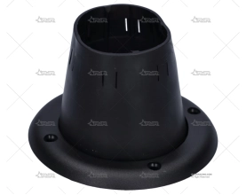 PASACABLES ABRAZADERA NEGRO