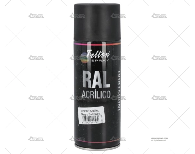 PINTURA NEGRA SATIN   9005   SPRAY 400ml